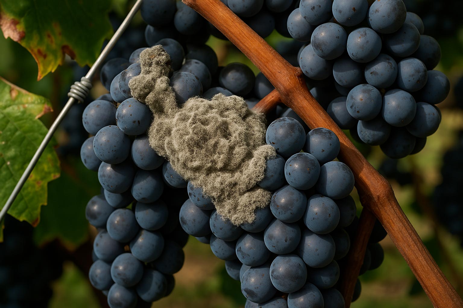 Muffa Grigia (Botrytis cinerea) nei Vigneti e colture fruttifere 1 muffa grigia vigneti