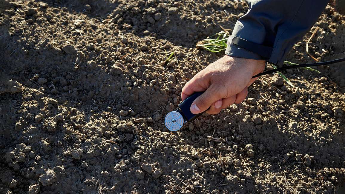 Plantvoice Irrigation 2 Sensors in the ground